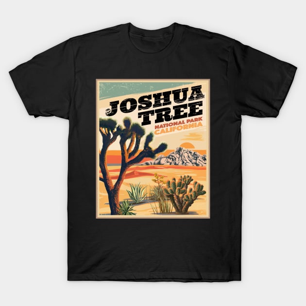 Joshua Tree National Park Outdoor Vintage T-Shirt by MarkusShirts